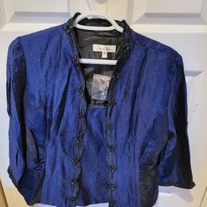 Unique jacket and tank top set, small